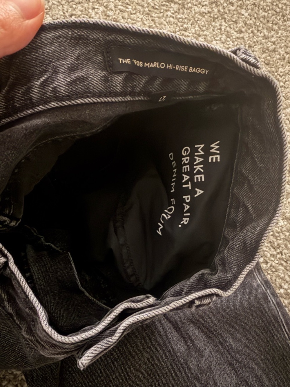 ARITZIA Denim Forum The '90s Marlo Hi-Rise Baggy Jean - Picture 7 of 7